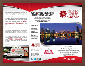 Broschüren-Design von Sbss für Orlando Property Group | Design: #1867810
