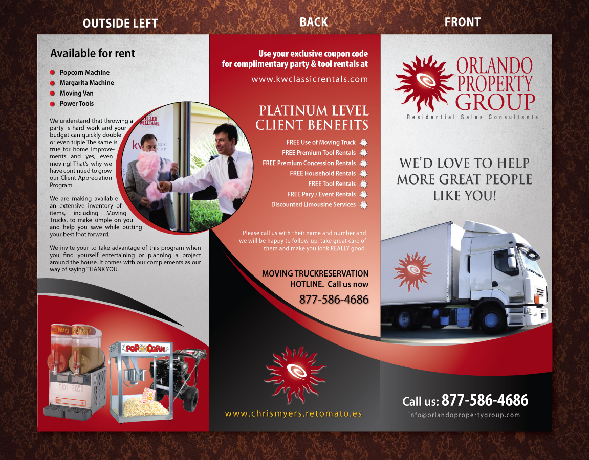 Broschüren-Design von Sbss für Orlando Property Group | Design #1876424