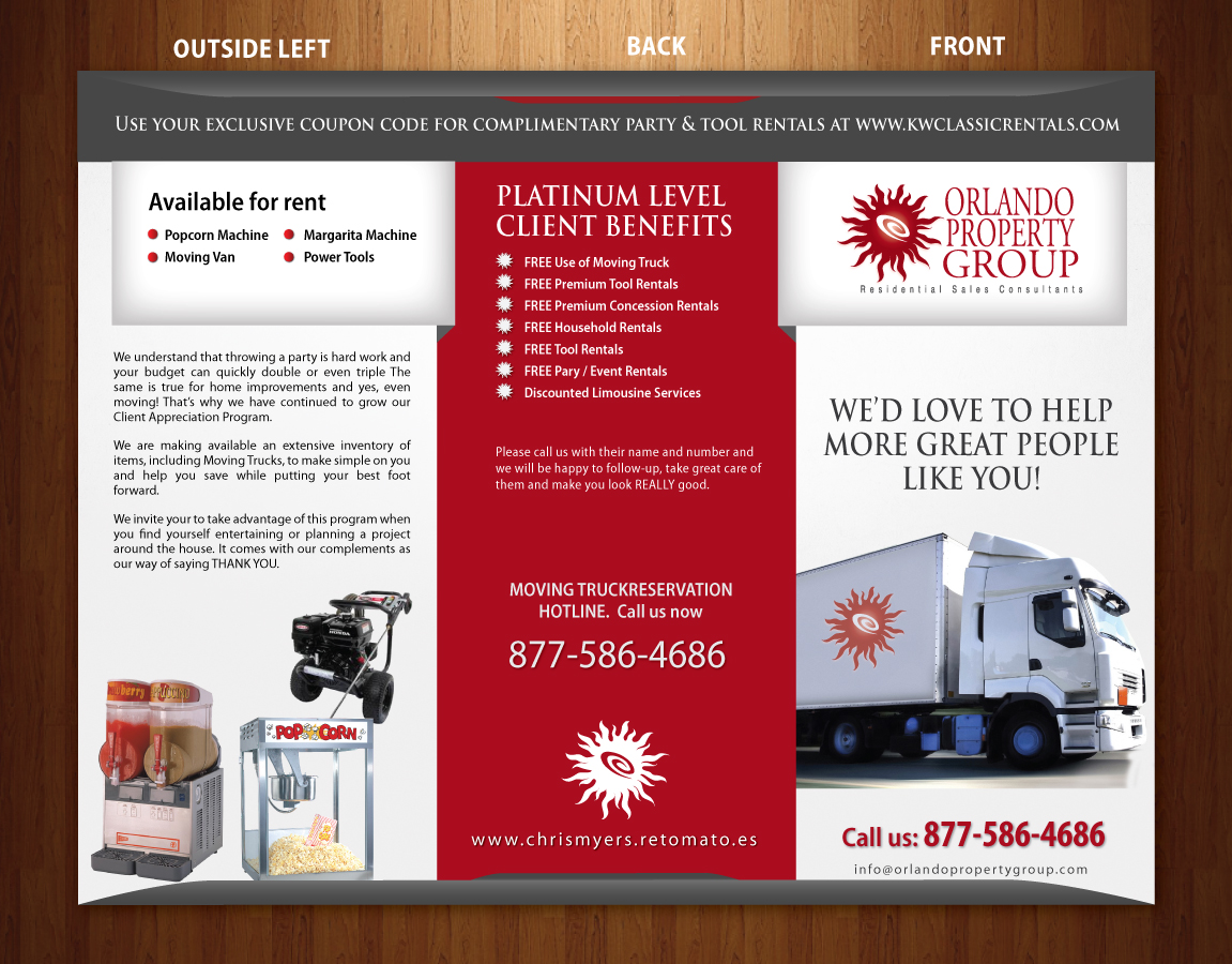 Broschüren-Design von Sbss für Orlando Property Group | Design #1876440