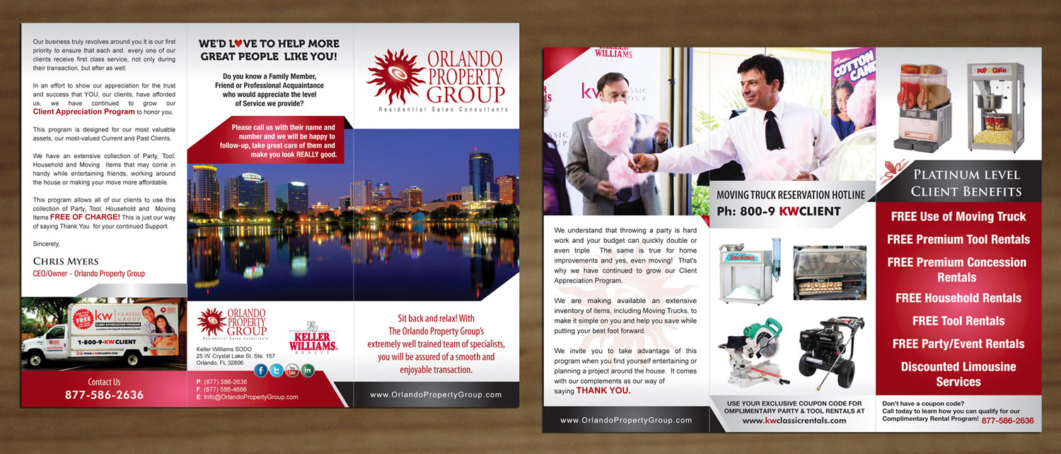 Broschüren-Design von Sbss für Orlando Property Group | Design #1898298