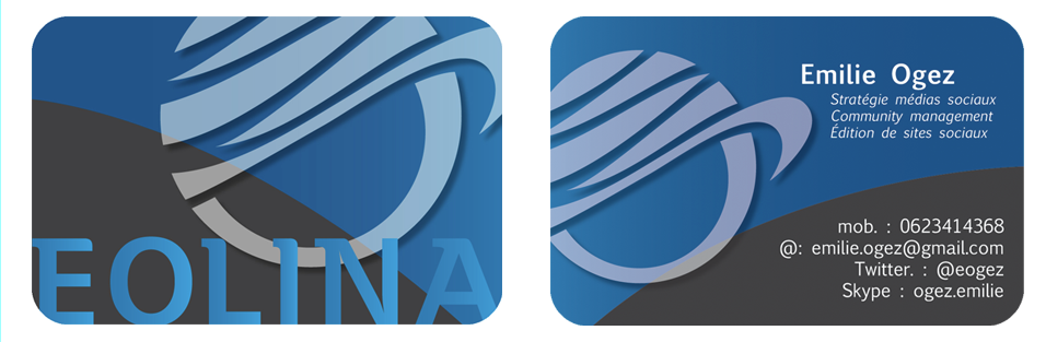 Diseño de Tarjeta de Presentación por BMF Design para EOLINA | Diseño #366367