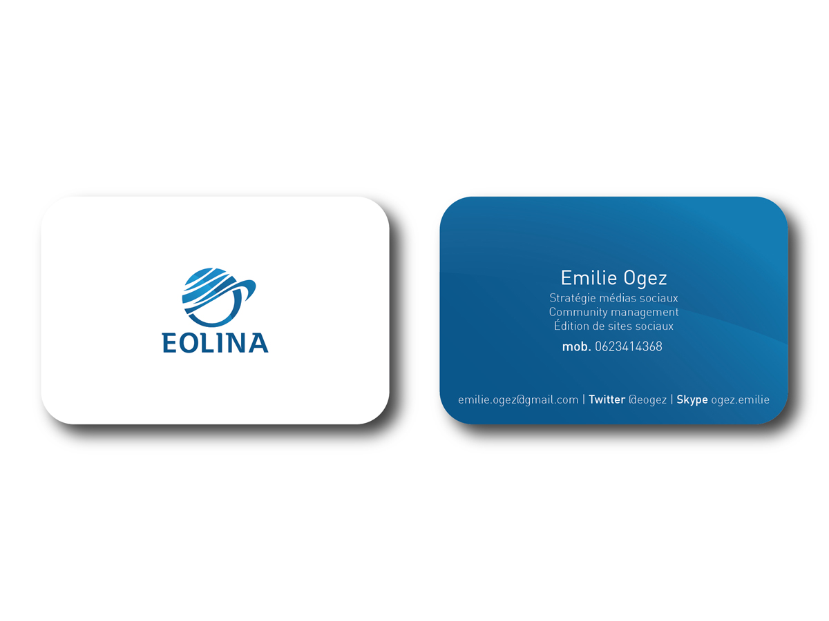 Diseño de Tarjeta de Presentación por Kadus Design para EOLINA | Diseño #364149