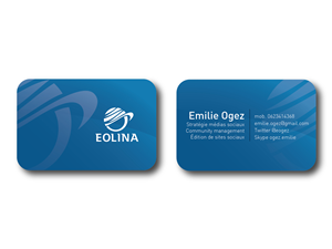 Design de Carte de Visite par Kadus Design pour EOLINA | Design : #364150