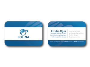 Design de Carte de Visite par Kadus Design pour EOLINA | Design : #364153