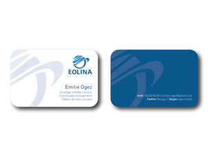 Design de Carte de Visite par Kadus Design pour EOLINA | Design : #364155