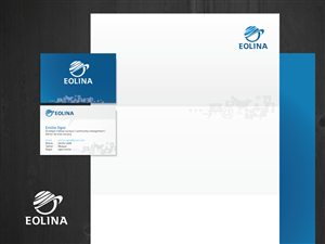 Business Card Design by Slimjim for EOLINA | Design #397333