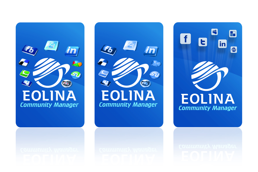 Business Card Design by manuelpolaina for EOLINA | Design #365650