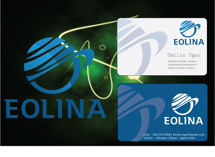 Business Card Design by Asad Joya for EOLINA | Design #376700