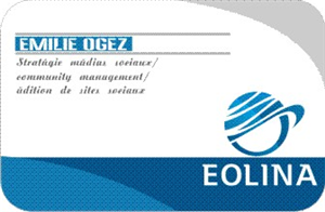 Business Card Design by conceptbuilder for EOLINA | Design: #374481