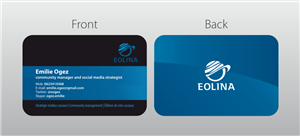 Business Card Design by Atvento Graphics for EOLINA | Design: #363363