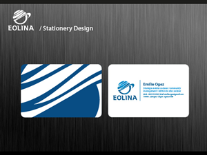 Business Card Design by Alejandra Gutierrez for EOLINA | Design #364905
