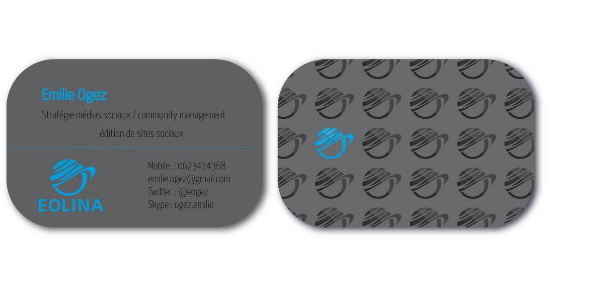 Business Card Design by Nalanr cvn for EOLINA | Design #367065