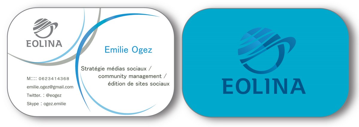 Business Card Design by Nalanr cvn for EOLINA | Design #374965