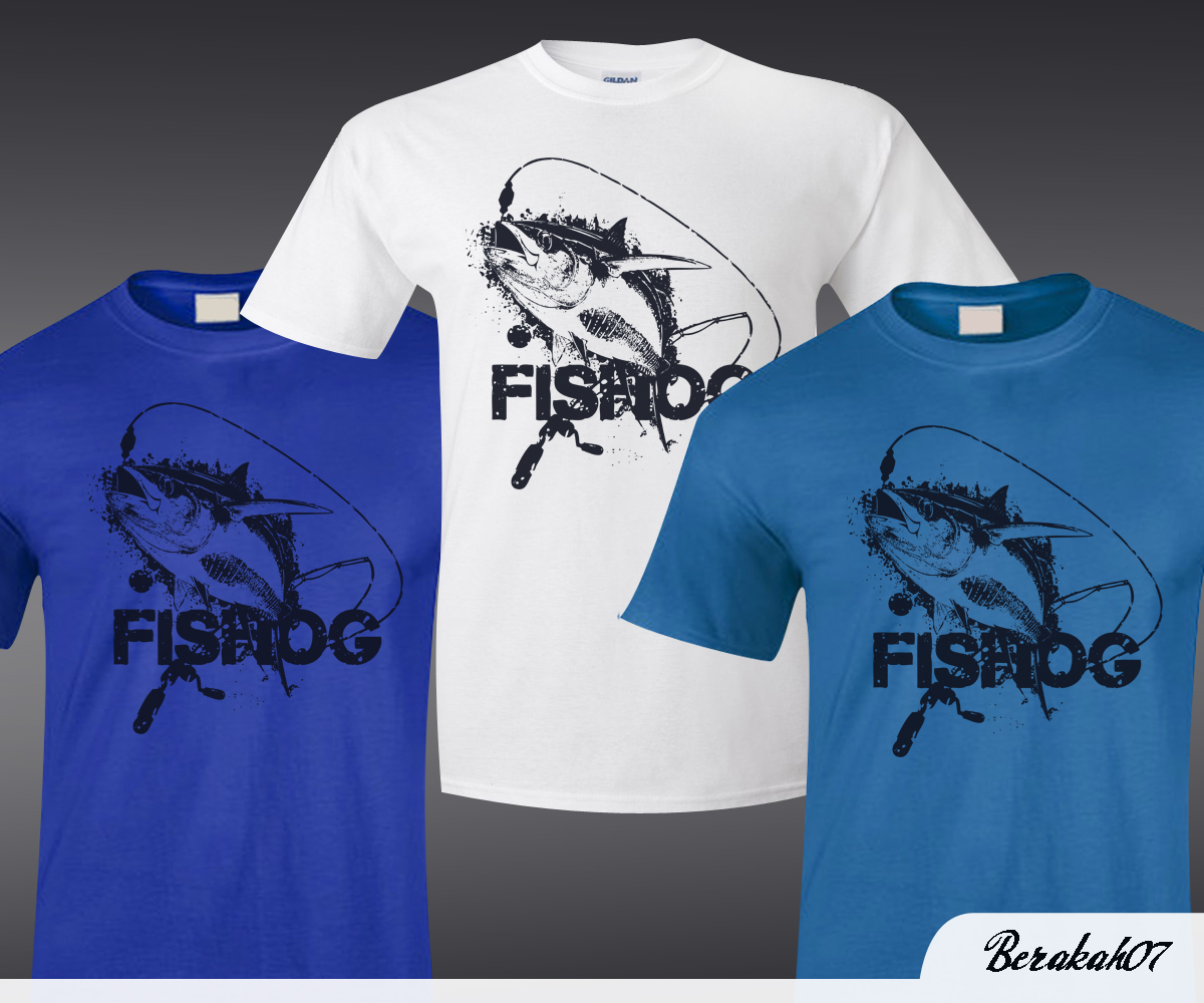 T-shirt Design by berakah07 for Fishog | Design #1830824
