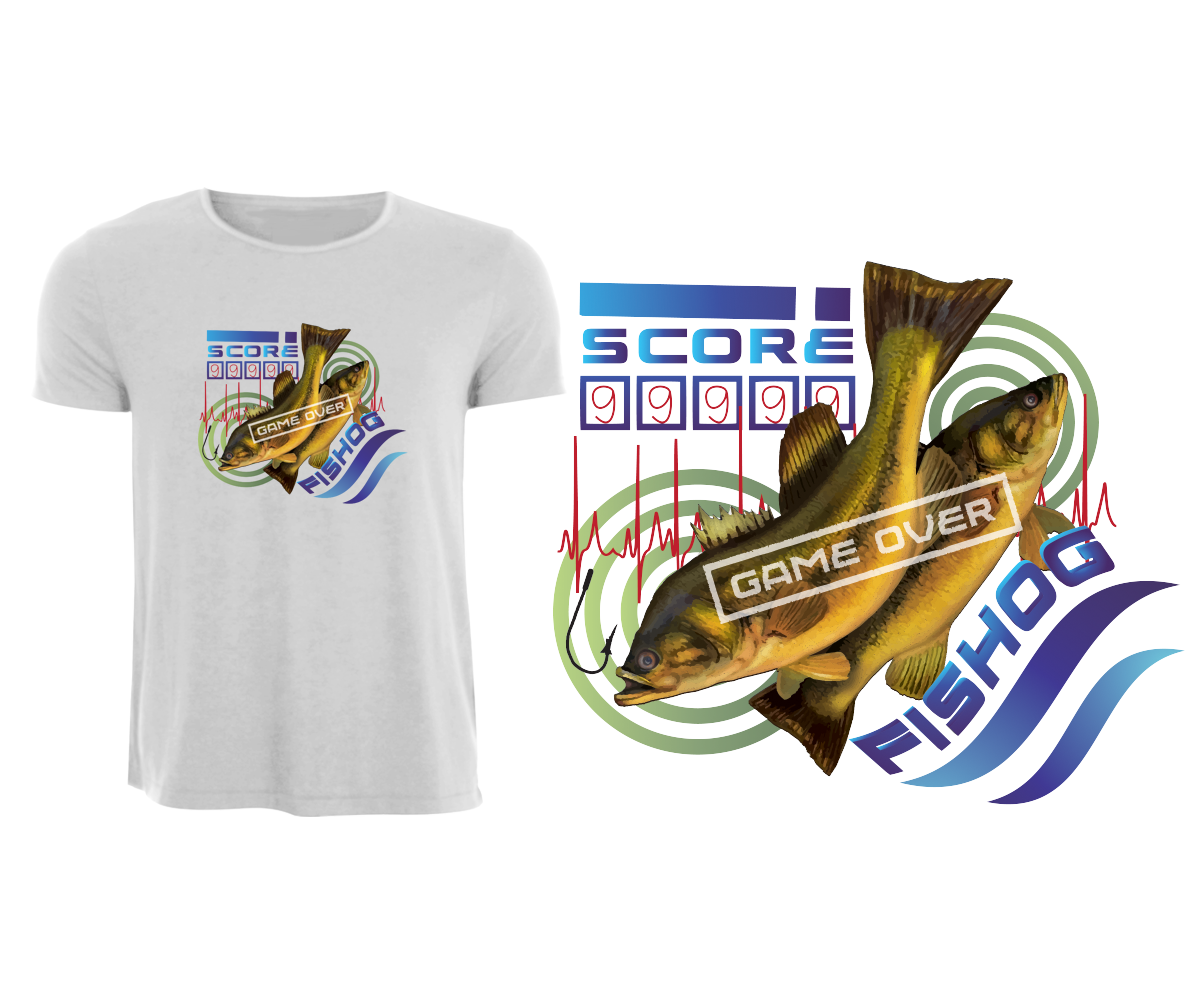 T-shirt Design by Cari Lopez for Fishog | Design #1837077