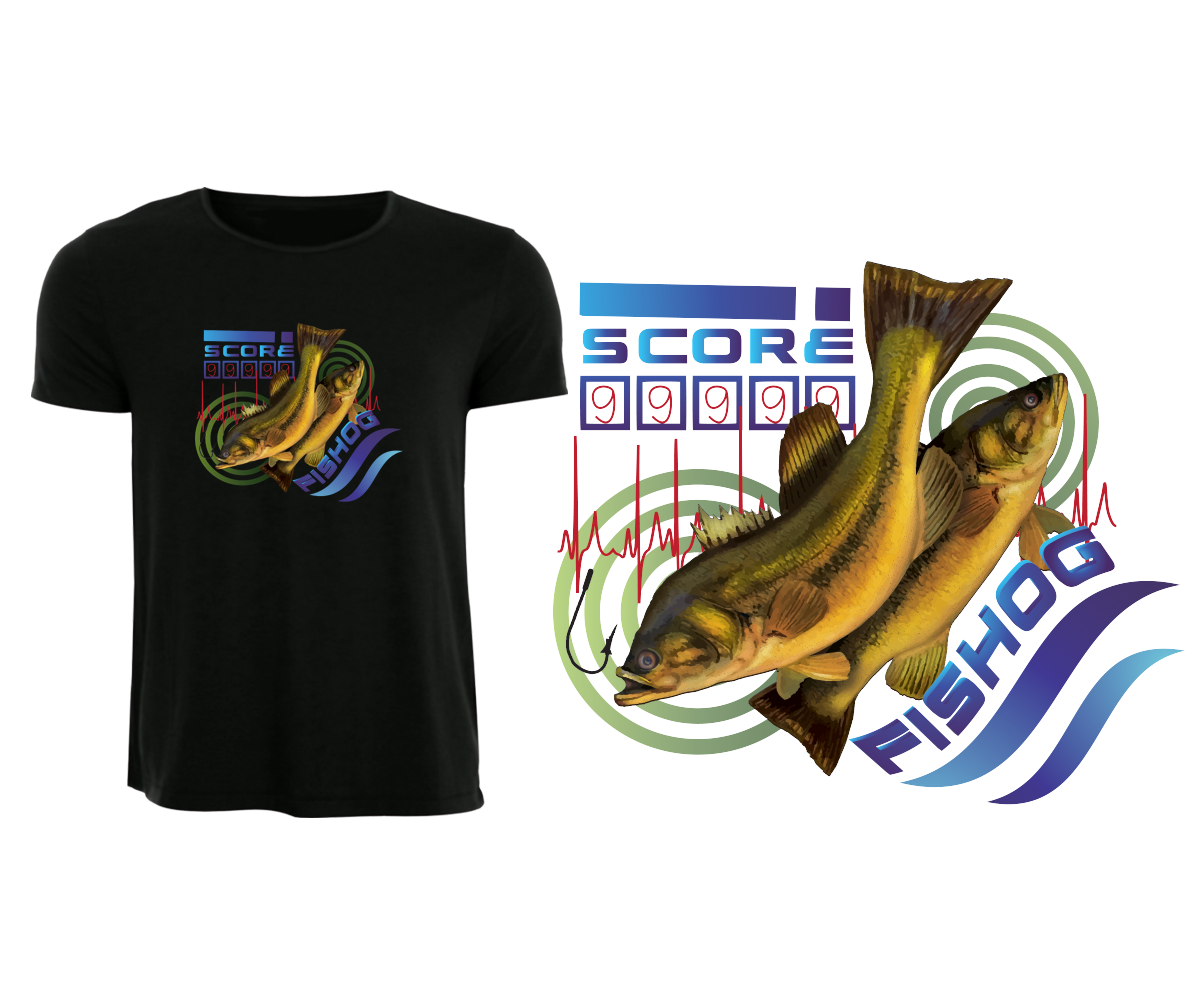 T-shirt Design by Cari Lopez for Fishog | Design #1837079