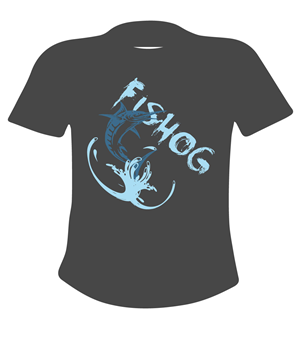 T-shirt Design by vjeamrhasty for Fishog | Design #1824416