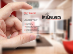 Visitenkarten-Design von Creations Box 2015 für dieses Projekt | Design: #7007252