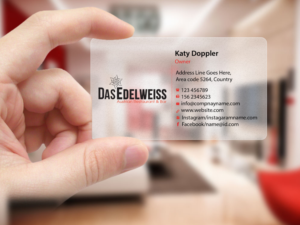 Visitenkarten-Design von Creations Box 2015 für dieses Projekt | Design: #7007289
