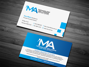 Visitenkarten-Design von diRtY.EMM für MA Technology Solutions | Design: #1803522