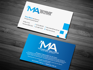 Visitenkarten-Design von diRtY.EMM für MA Technology Solutions | Design: #1803524