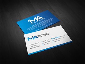 Visitenkarten-Design von diRtY.EMM für MA Technology Solutions | Design: #1841364