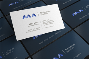 Visitenkarten-Design von logodentity für MA Technology Solutions | Design: #1816530