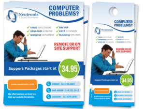 Computer Support Company Needs Flyer / Door Hanger | Design de Flyer par Nightmist