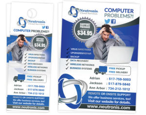 Computer Support Company Needs Flyer / Door Hanger | Design de Flyer par creationz2011
