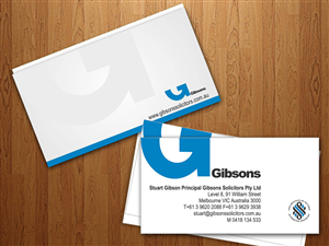 Business Card Design by Nathan for Gibsons Solicitors Pty Ltd  | Design: #1822835