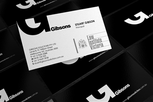 Business Card Design by logodentity for Gibsons Solicitors Pty Ltd  | Design: #1819184