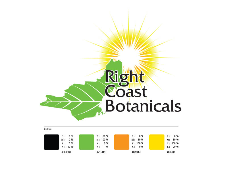 Logo-Design von budiutomobudiutomo2015 für Right Coast Botanicals | Design #9575291
