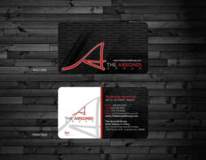 Business Card Design by diRtY.EMM for The Arsondi Group | Design: #7015096