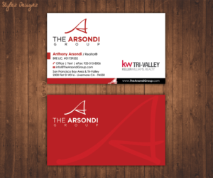 Business Card Design by Stylez Designz for The Arsondi Group | Design: #7063774