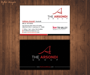Business Card Design by Stylez Designz for The Arsondi Group | Design: #7063863