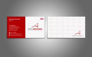 Business Card Design by chandrayaan.creative for The Arsondi Group | Design: #7017487