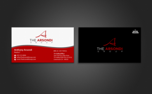 Business Card Design by chandrayaan.creative for The Arsondi Group | Design: #7017490