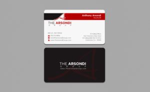 Business Card Design by chandrayaan.creative for The Arsondi Group | Design: #7017502