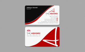 Business Card Design by chandrayaan.creative for The Arsondi Group | Design: #7017504