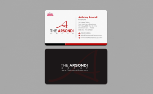 Business Card Design by chandrayaan.creative for The Arsondi Group | Design: #7017505