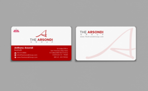 Business Card Design by chandrayaan.creative for The Arsondi Group | Design: #7017511