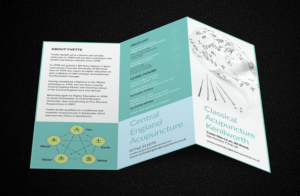 Design de Flyer par uk pour Classical Acupuncture Kenilworth | Design : #7091147