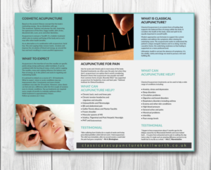 Design de Flyer par uk pour Classical Acupuncture Kenilworth | Design : #7146495