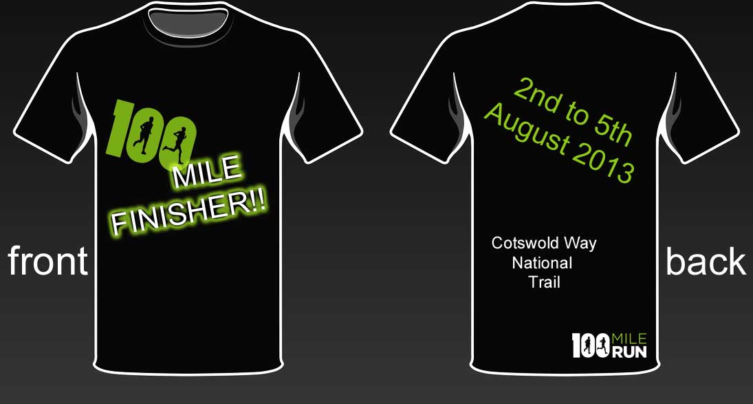 T-shirt Design by J D3S1GNS for 100 Mile Run Ltd | Design #1801192