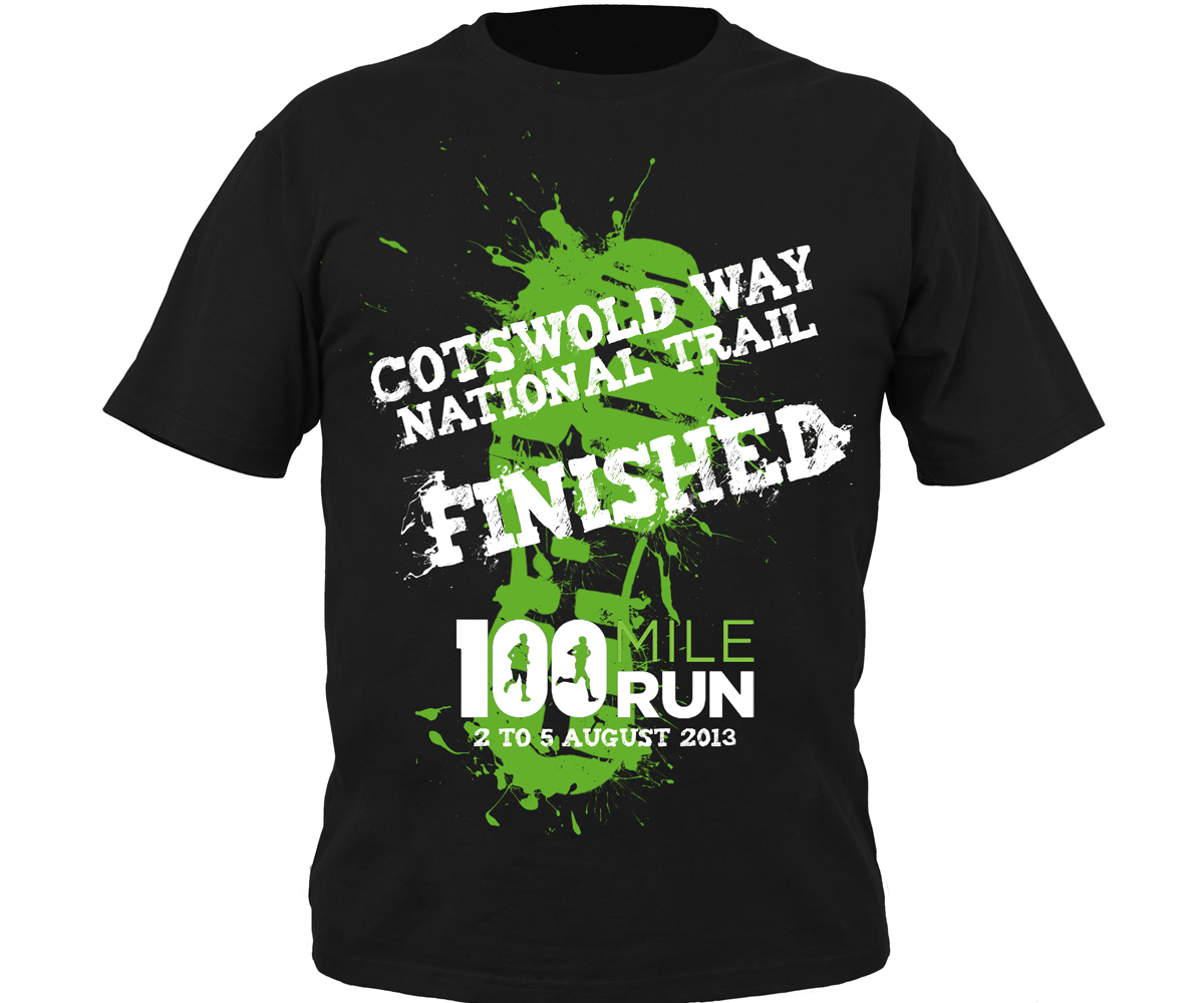 T-shirt Design by brightspark for 100 Mile Run Ltd | Design #1816719