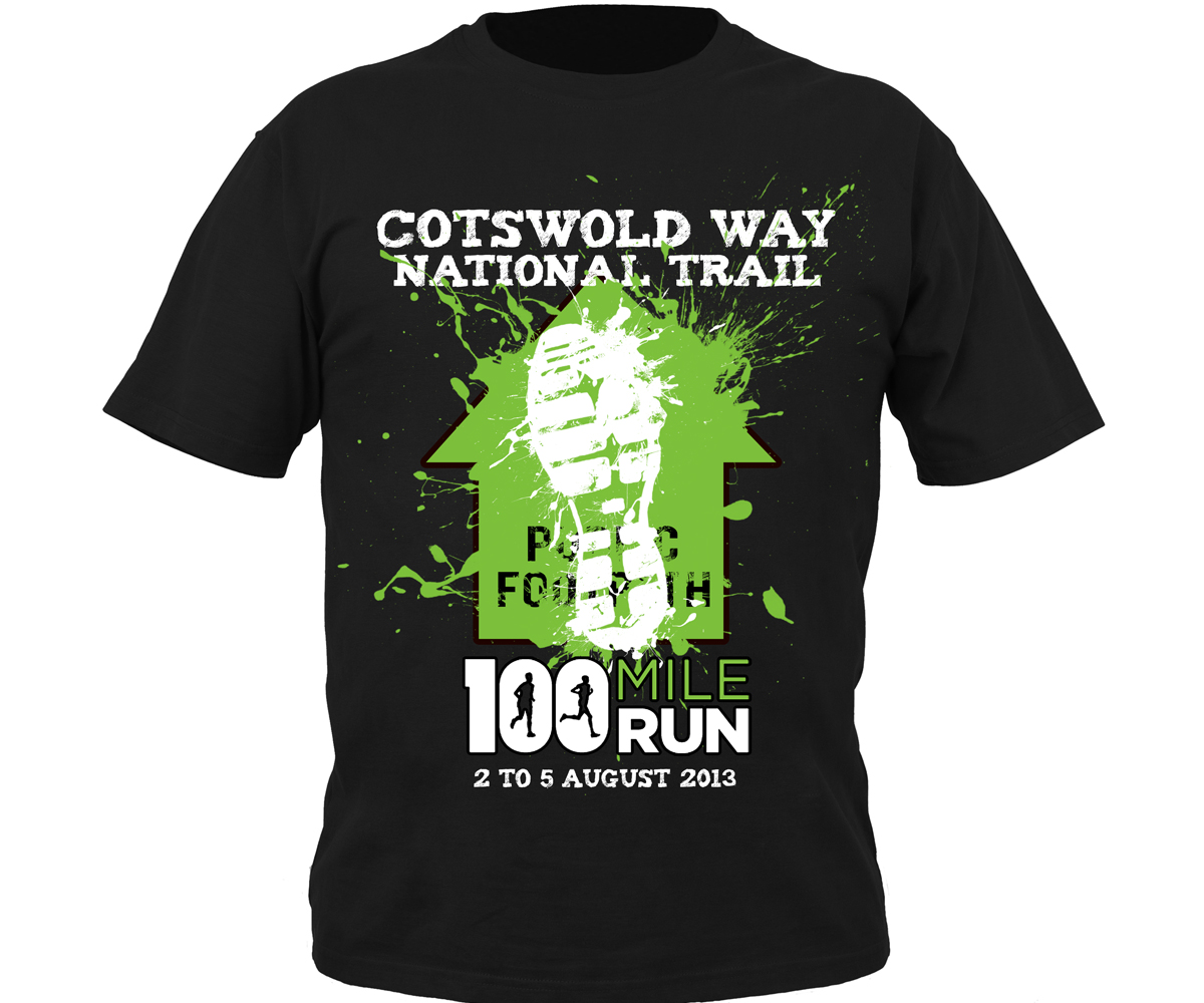 T-shirt Design by brightspark for 100 Mile Run Ltd | Design #1819230