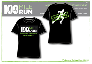 Design de T-shirt par Claire pour 100 Mile Run Ltd | Design : #1814907