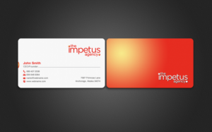 Business Card Design by chandrayaan.creative for The Impetus Agency | Design: #7017607