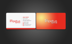 Business Card Design by chandrayaan.creative for The Impetus Agency | Design: #7017608