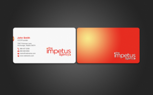 Business Card Design by chandrayaan.creative for The Impetus Agency | Design: #7017609